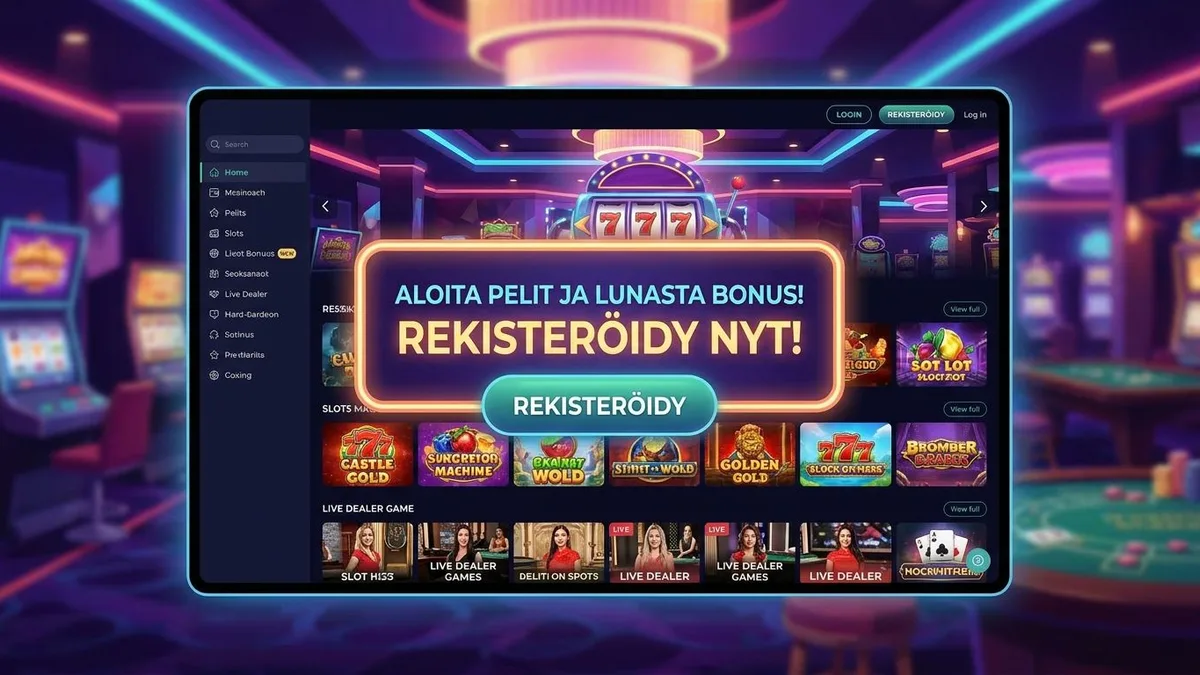 Rekisteröidy bonuksella